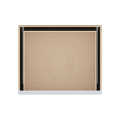 J&K White Shaker S8 Base w/2 Drawers - 30" W