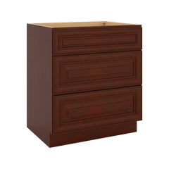 J&K Mahogany J5 Base w/3 Drawers - 30" W