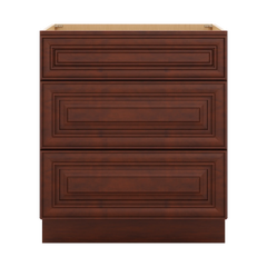 J&K Mahogany J5 Base w/3 Drawers - 30" W