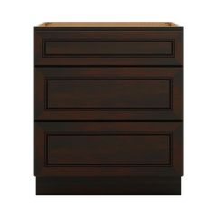 J&K Espresso K8 Base w/3 Drawers - 30" W