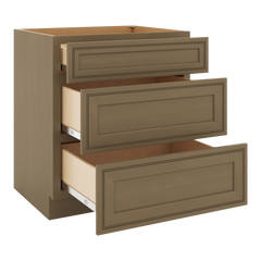 J&K Hazel H8 Base w/3 Drawers - 30" W