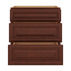 J&K Mahogany J5 Base w/3 Drawers - 30" W