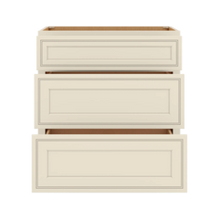 J&K Pearl Glazed H9 Base w/3 Drawers - 30" W