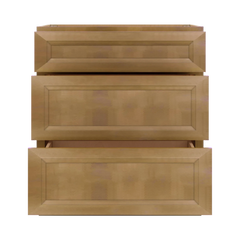 J&K Butterscotch B8 Base w/3 Drawers - 30" W