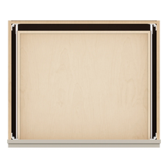 J&K Pebble B6 Base w/3 Drawers - 30" W