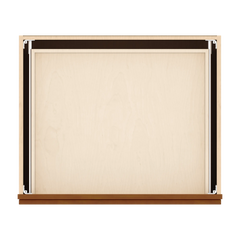 J&K Mocha Glazed K10 Base w/3 Drawers - 30" W