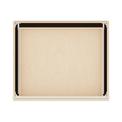 J&K Pearl Glazed H9 Base w/3 Drawers - 30" W