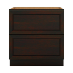 J&K Espresso K8 Base w/2 Drawers - 33" W