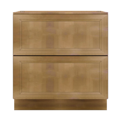 J&K Butterscotch B8 Base w/2 Drawers - 33" W