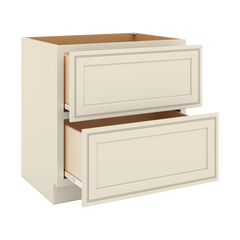 J&K Pearl Glazed H9 Base w/2 Drawers - 33" W