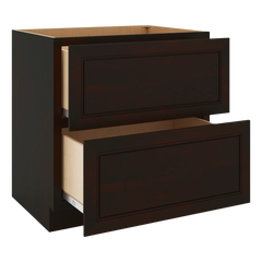 J&K Espresso K8 Base w/2 Drawers - 33" W