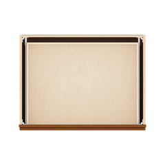 J&K Mocha Glazed K10 Base w/2 Drawers - 33" W