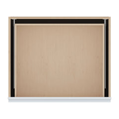 J&K White Shaker S8 Base w/2 Drawers - 33" W