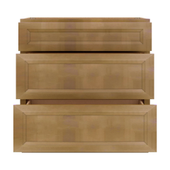 J&K Butterscotch B8 Base w/3 Drawers - 33" W