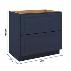 J&K Naval B7 Base w/2 Drawers - 36" W