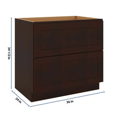J&K Java Coffee S1 Base w/2 Drawers - 36" W