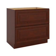 J&K Mahogany J5 Base w/2 Drawers - 36" W