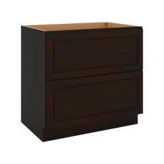 J&K Espresso K8 Base w/2 Drawers - 36" W