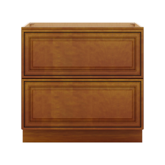J&K Mocha Glazed K10 Base w/2 Drawers - 36" W