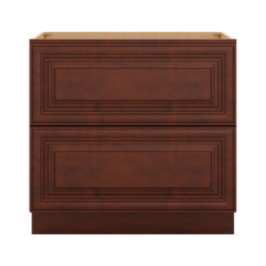 J&K Mahogany J5 Base w/2 Drawers - 36" W