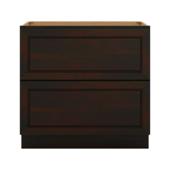 J&K Espresso K8 Base w/2 Drawers - 36" W