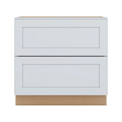 J&K White Shaker S8 Base w/2 Drawers - 36" W