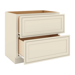 J&K Pearl Glazed H9 Base w/2 Drawers - 36" W