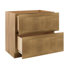 J&K Butterscotch B8 Base w/2 Drawers - 36" W