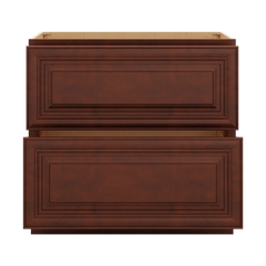 J&K Mahogany J5 Base w/2 Drawers - 36" W