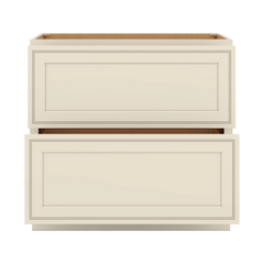 J&K Pearl Glazed H9 Base w/2 Drawers - 36" W