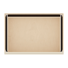 J&K Pearl Glazed H9 Base w/2 Drawers - 36" W