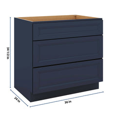 J&K Naval B7 Base w/3 Drawers - 36" W