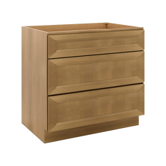 J&K Butterscotch B8 Base w/3 Drawers - 36" W