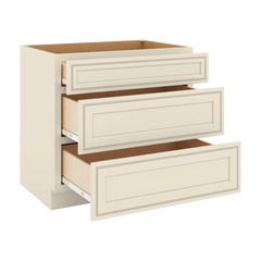 J&K Pearl Glazed H9 Base w/3 Drawers - 36" W