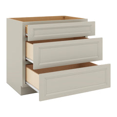 J&K Pebble B6 Base w/3 Drawers - 36" W