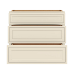 J&K Pearl Glazed H9 Base w/3 Drawers - 36" W