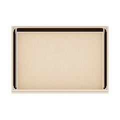 J&K Pearl Glazed H9 Base w/3 Drawers - 36" W