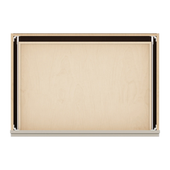 J&K Pebble B6 Base w/3 Drawers - 36" W