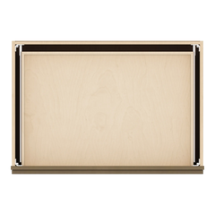 J&K Hazel H8 Base w/3 Drawers - 36" W