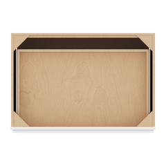 CNC Luxor 5-Piece White 36" W 3 Drawer Base Cabinet