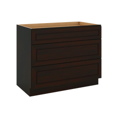 J&K Espresso K8 Base w/3 Drawers - 42" W