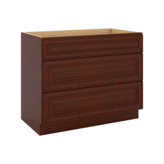 J&K Mahogany J5 Base w/3 Drawers - 42" W