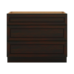 J&K Espresso K8 Base w/3 Drawers - 42" W
