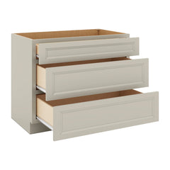 J&K Pebble B6 Base w/3 Drawers - 42" W