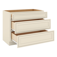 J&K Pearl Glazed H9 Base w/3 Drawers - 42" W