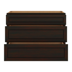 J&K Espresso K8 Base w/3 Drawers - 42" W