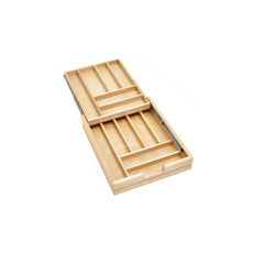 Fabuwood Allure Fusion Timber 21" W 2 Tier Cutlery Drawer