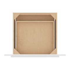 CNC Luxor 5-Piece White 30" W X 21" D Desk Drawer
