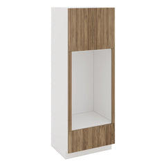 Modernform Cabinet Walnut 30" W X 84" H X 24" D Tall Double Oven Cabinet