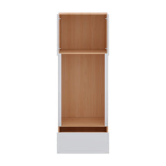 Modernform Cabinet Gloss White 30" W X 84" H X 24" D Tall Double Oven Cabinet